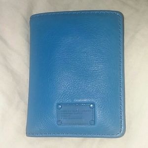 Marc Jacobs blue wallet.